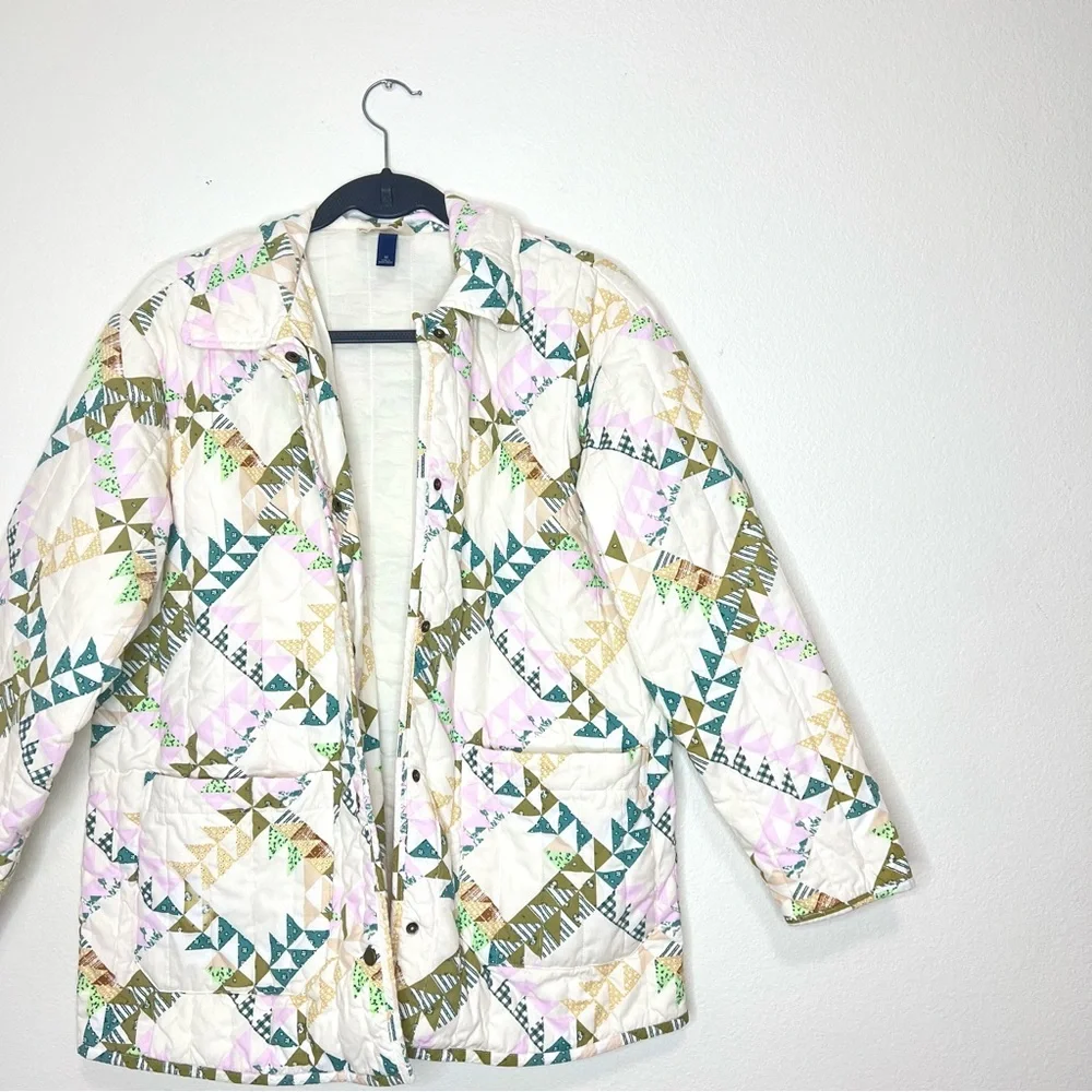 Universal Thread Multicolor Quilted Jacket - Picture 5 of 5